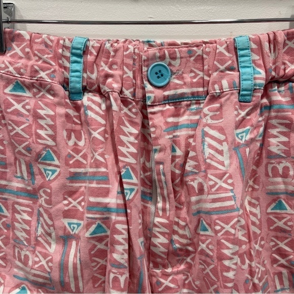 Tipsy Elves Printed Shorts Pink Size Medium - Picture 3 of 8